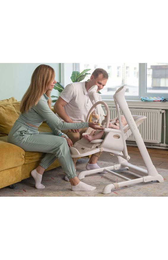 Кресло-качалка CARRELLO Cascata CRL-10303 space grey Wooden/1/