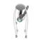 Lionelo RUBEN stone grey/turquoise