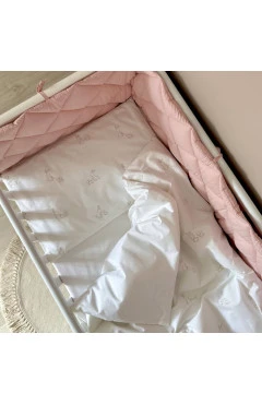 Комплект постільної білизни Baby Dream New Зайка із собачкою бежевий/пудра, арт. 0203972