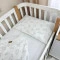 Змінна постіль Baby Mix Зайчики сірі на білому, арт. 0391942 купити в Україні | код товару: 0391942