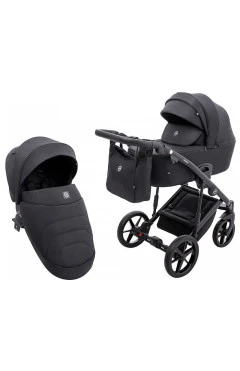 Коляска 2 в 1 Adamex Mobi Air Thermo New Lux TK-53 чорний, арт. 681088