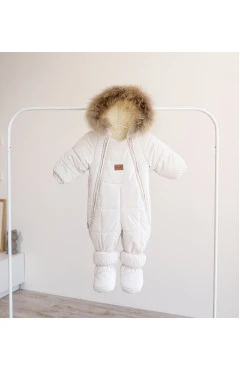Зимовий комбінезон Snowberry молоко, арт. 10201