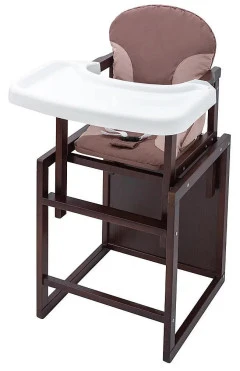 Стільчик-трансформер Babyroom Поні-220 з тонованою пластиковою стільницею шоколад-капучіно, арт. 625783