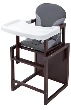 Стільчик-трансформер Babyroom Поні-220 з тонованою стільницею графіт-сірий, арт. 626011