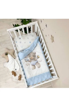 Комплект постельного белья Kids toys Мишка голубой, арт. 0369203