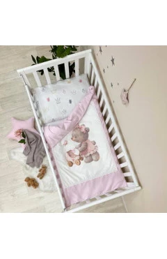 Комплект постельного белья Kids toys Мишка розовый, арт. 0369204