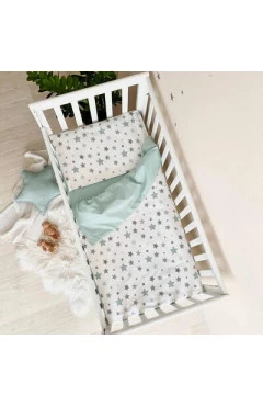 Комплект постельного белья Baby Dream Stars мята, арт. 303229