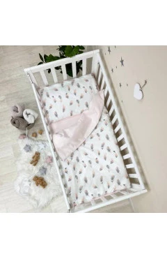 Комплект постільної білизни Baby Mix Перо пудра, арт. 391404