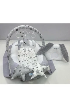 Кокон-гніздечко Happy Luna Зорепад 2 Babynest Plush для новонароджених handcraft, арт. 0183