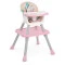 Стільчик для годування Bambi M 5672-8 (pink), код товару: M 5672-8 pink
