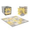 Килимок-пазл Kinderkraft Luno shapes yellow, 30 елементів (KPLUSH00YEL0000), арт. 00-00305153