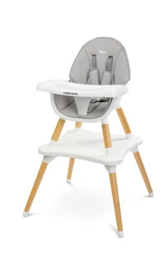 Стульчик для кормления 2 в 1 Caretero Tuva grey, арт. TERO-7706