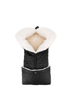 Детский конверт-трансформер Merrygoround black овчина, арт. KB_002