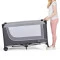 Кровать-манеж с пеленатором Kinderkraft Leody grey (KCLEOD00GRY00AC), серый, арт. 300703