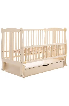 Кровать Babyroom Грация DGMYO-3 маятник, ящик, откидной бок бук слоновая кость