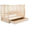 Кровать Babyroom Грация DGMYO-3 маятник, ящик, откидной бок бук слоновая кость, 680953