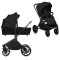 Коляска 2 в 1 Lionelo MIKA PLUS 2IN1 black onyx