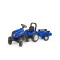 Дитячий трактор на педалях з причепом Falk 3080AB NEW HOLLAND (колір синій)