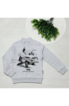 Гольф с начесом для мальчика, серый, UNRULY, арт. 69690