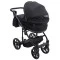Коляска 2 в 1 Adamex Locco Lux TK-53 черный, арт. 681025