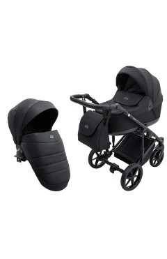 Коляска 2 в 1 Adamex Locco Lux TK-53 черный, арт. 681025
