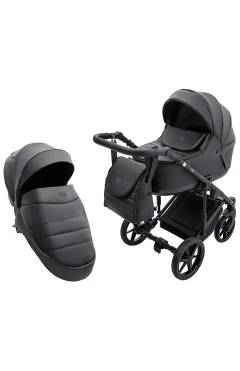 Коляска 2 в 1 Adamex Locco Eco SA-2 чорний
