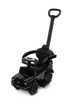 Машинка для катання Caretero Mercedes G350 D з батьківською ручкою Black