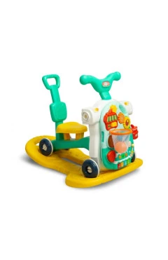 Каталка-ходунки многофункциональный столик 5 в 1 TOYZ turquoise, арт. TOYZ-2010