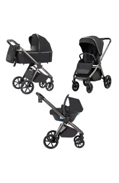 Коляска универсальная CARRELLO Omega CRL-6535/1 (3in1) Absolute Black /1/