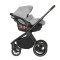 Коляска універсальна CARRELLO Epica CRL-8511 (3in1) silver grey /1/