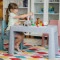 Комплект TEGGI MULTIFUN стол+2 стула TI-011-174 grey/old rose/turquoise