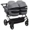 Коляска 2 в 1 для двойни Adamex Leo Duo Tip TK-57 графит, арт. 681140
