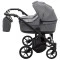 Коляска 2 в 1 для двойни Adamex Leo Duo Tip TK-57 графит, арт. 681140