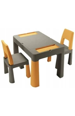 Комплект TEGGI MULTIFUN стол+2 стула TI-011-172 graphite/mustard