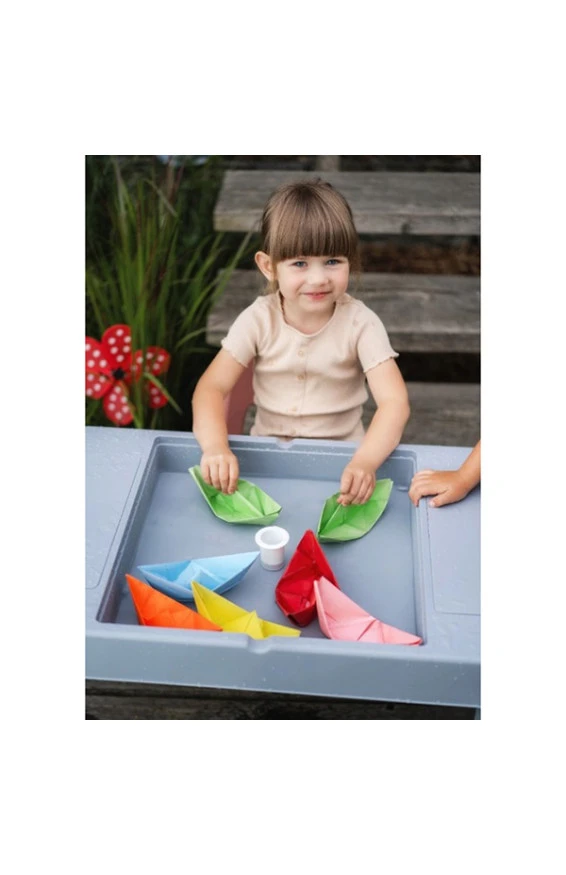 Комплект TEGGI MULTIFUN стол+2 стула TI-011-173 turquoise/navy/grey,  код товара: Tega TI-011-173