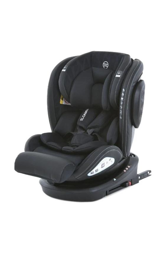 Автокресло El Camino (0-36кг) ME 1045-1 EVOLUTION 2 360 ISOFIX (black luxe),  код товара: ME 1045-1 black luxe