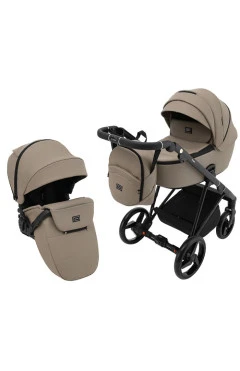 Коляска 2 в 1 Adamex Blanc Eco SA-9 темний капучино, арт. 680712