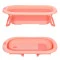 Ванночка ME 1108 BATH (pink), силикон, складная, 78х49х21