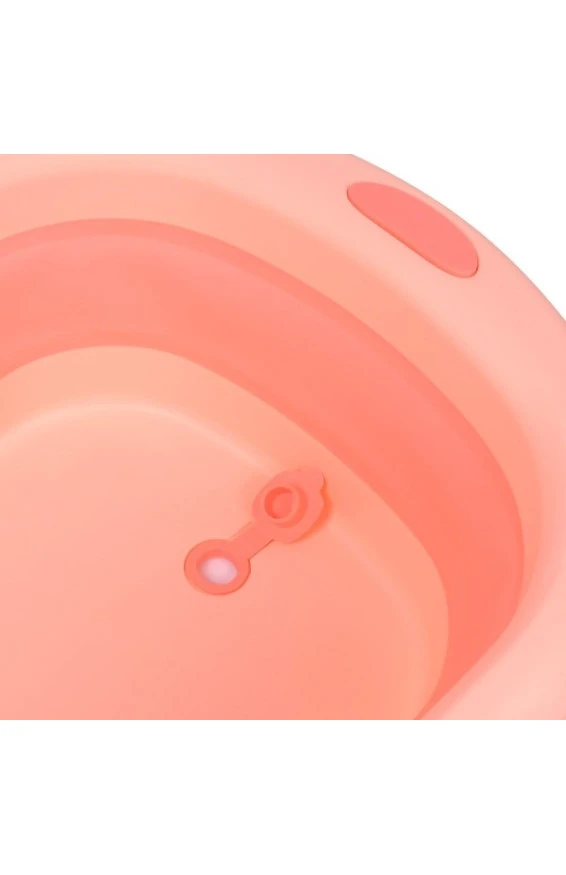 Ванночка ME 1108 BATH (pink), силикон, складная, 78х49х21