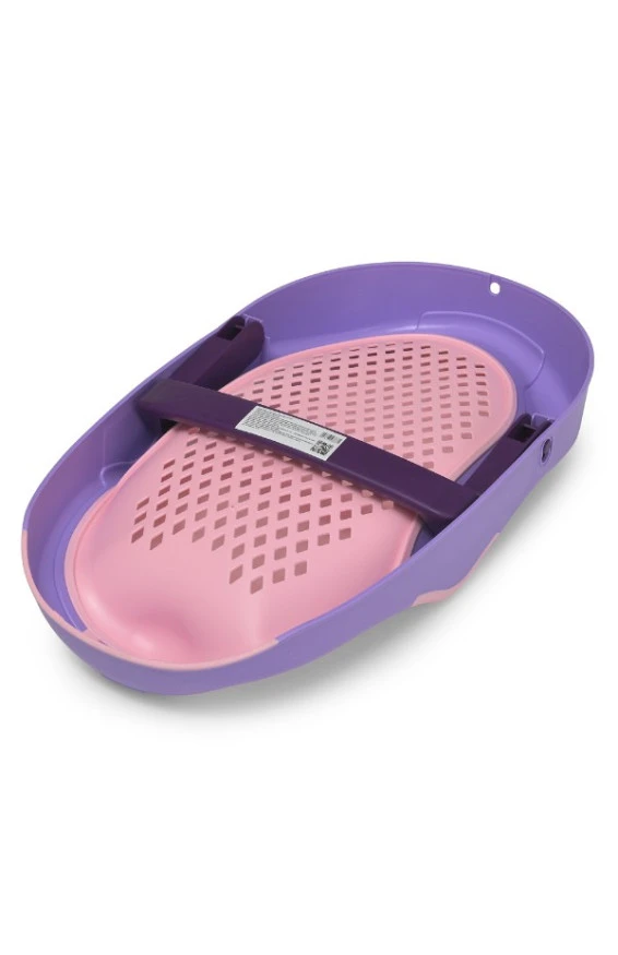 Гірка для купання ME1107 SHELL (pink), силікон, 55x30x23, код товару: ME 1107 SHELL pink