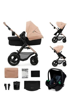 Універсальна коляска 3 в 1 Kinderkraft Moov 2 Air sand beige, арт. 00-00305289