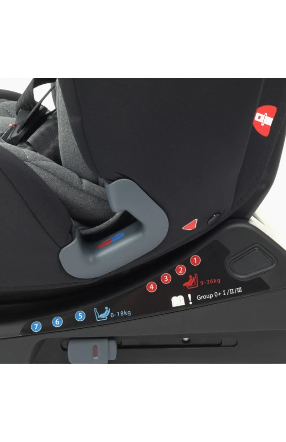 Автокресло El Camino (0-36кг) ME 1093 MEMPHIS ISOFIX (grey black),  код товара: ME 1093 grey black