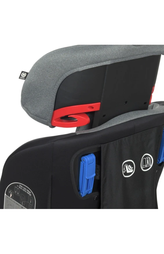 Автокресло El Camino (0-36кг) ME 1093 MEMPHIS ISOFIX (grey black),  код товара: ME 1093 grey black