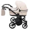 Коляска 2 в 1 для двойни Adamex Leo Duo Eco SA-7 latte, арт. 681144
