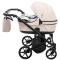 Коляска 2 в 1 для двойни Adamex Leo Duo Eco SA-7 latte, арт. 681144