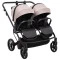 Коляска 2 в 1 для двойни Adamex Leo Duo Tip TK-72 капучино, арт. 681142