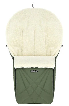 Зимовий конверт Babyroom Wool №8 green (зелений), арт. 626127