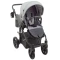 Коляска 2 в 1 Bair Ultra ECO шкіра 100% U-45 світло-сірий, 680616 купити в Україні, ціна | NaDitok