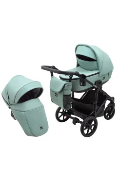 Коляска 2 в 1 Bair Ultra ECO шкіра 100% U-145 нефті