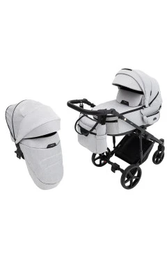 Коляска 2 в 1 Adamex Zico Tip TK-1 светло-серый, арт. 680840
